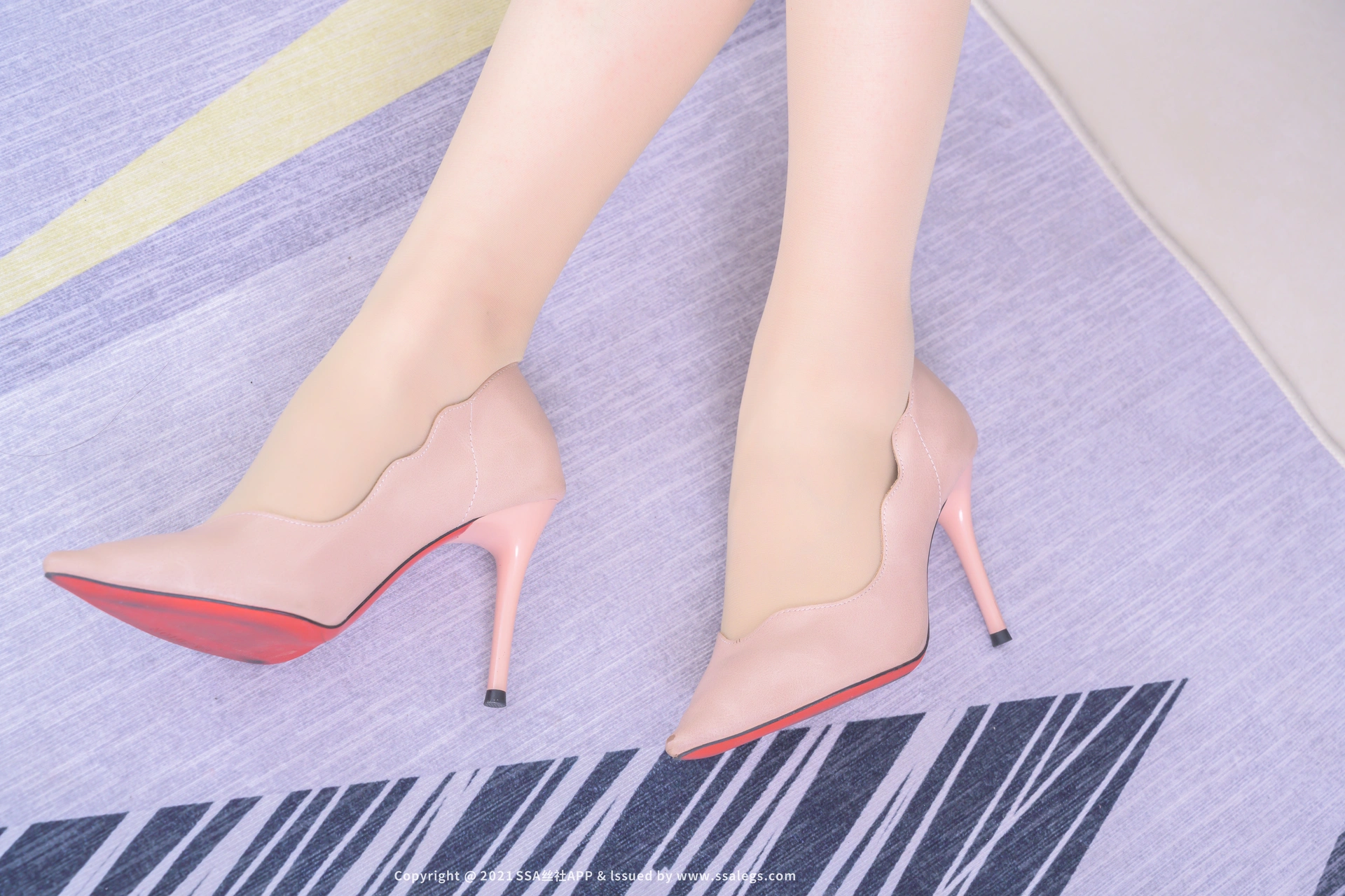 [SSA丝社]超清写真 NO.638 模特欣欣的肉丝袜（上） 3